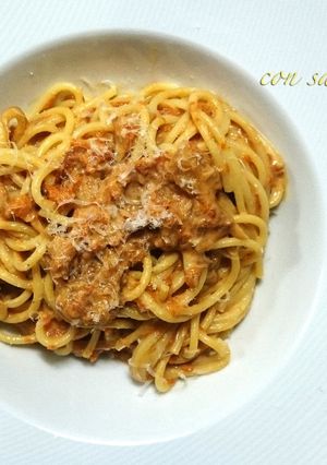 Foto principal de Spaghetti con salsa de calabaza