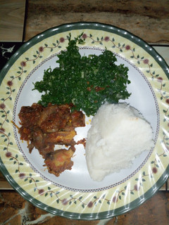 A picture of Wet fry pork recipe.