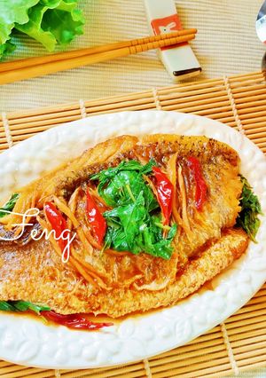 紅燒鱸魚排 的食譜成品照片