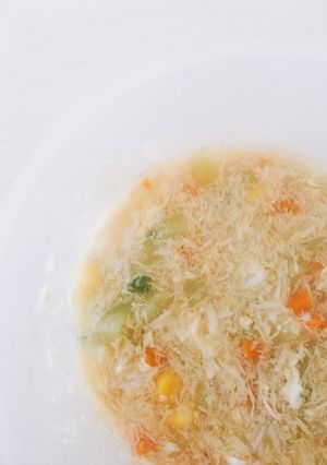 Hình của món Súp cua và rau củ =)).