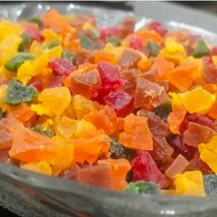 Candied fruits Tuti fruity A picture of Candied fruits Tuti fruity.