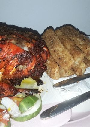 A picture of Fried yam.