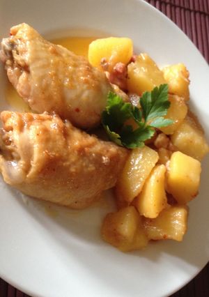 Une photo de Poulet aux Oignons et au Paprika