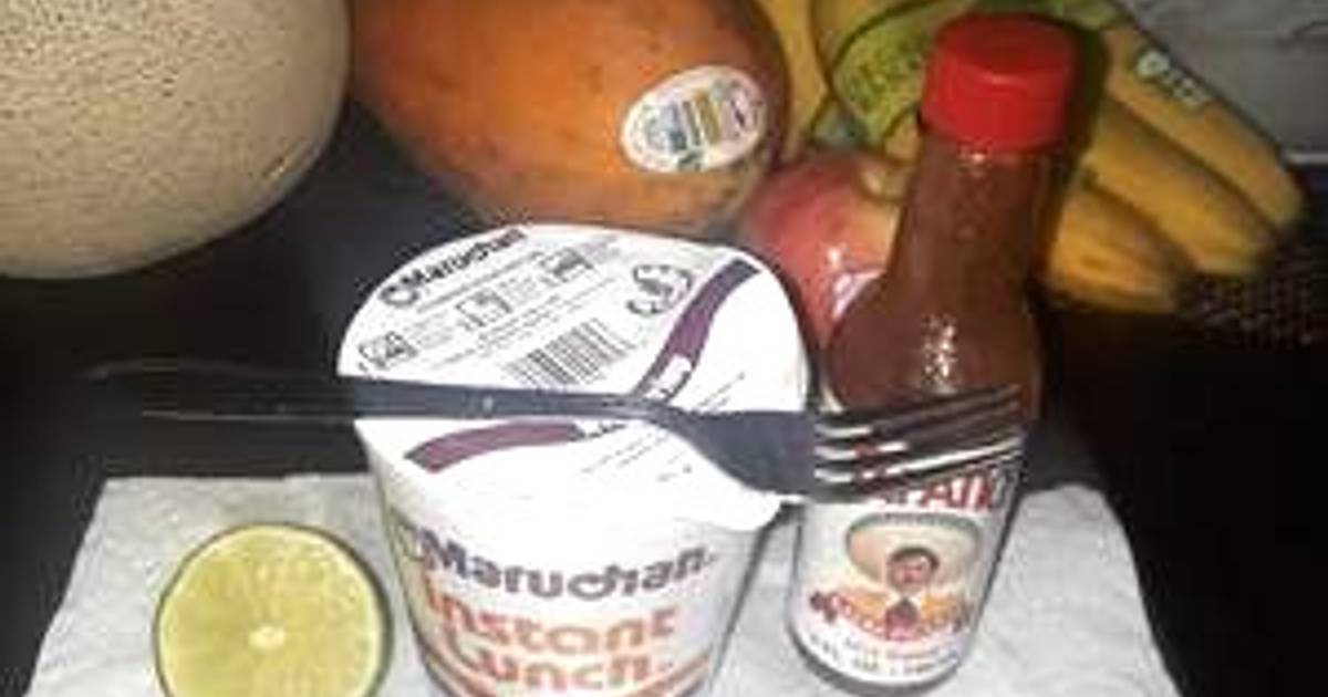 Una rica y calientita"sopa maruchan" Receta de El Muchacho Alegre ☝️