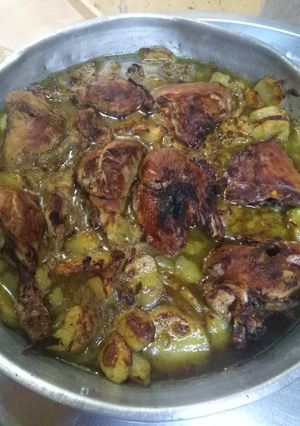صورة لوصفة صينية بطاطا ودجاج