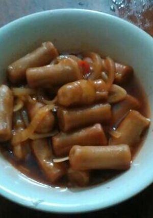 Foto resep Sosis teriyaki pedas