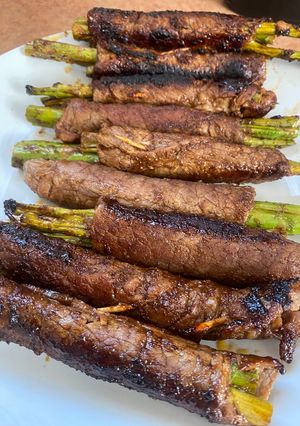 Una foto de Rollos de carne rellenos de espárragos