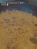 Cream Of Mushroom & Beef Pasta 🍝
