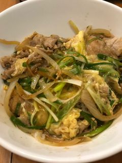 日式豬肉丼（台式，不含味琳 的食譜成品照片
