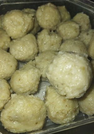 Foto resep Bakso ayam praktis ekonomis no telur