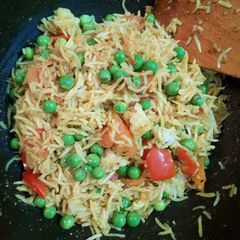 A picture of Tava pulav.