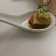 Sweet, refreshing, Caprese salad A picture of Sweet, refreshing, Caprese salad.