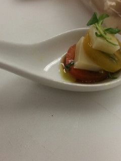 A picture of Sweet, refreshing, Caprese salad.
