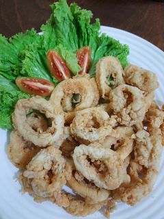 Foto resep Cumi goreng tepung