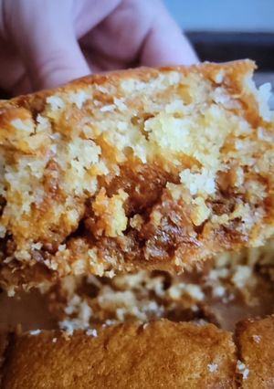 Una foto de Torta de coco y dulce de leche