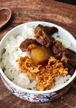 Hình của món Xôi nấu không cần ngâm gạo.