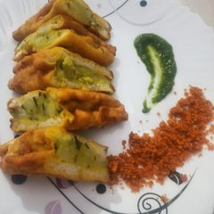 A picture of Bread 🥖 pakoda.