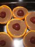 Instant Flan with Chocolate and Orange