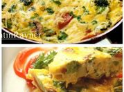 Gambar omelet jamur