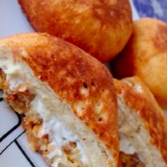 A picture of Fried burger.