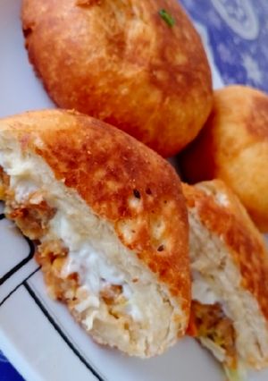 A picture of Fried burger.