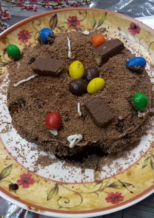 A picture of Chocolate sponge cake.