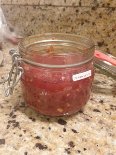 A picture of Tomato and chilli chutney.