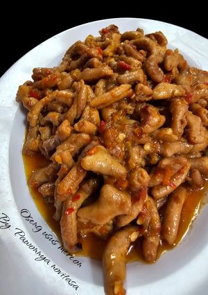 Foto resep Oseng usus mercon / tumis mercon