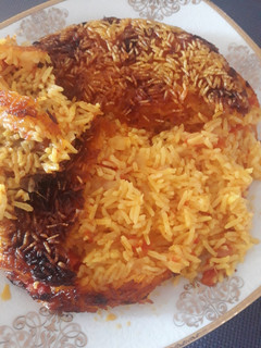عکسی از دستور کته گوجه فرنگی