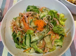 รูปของ สลัดปูอัด ไข่กุ้ง
