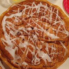 My Cinnamon bun apple pie A picture of My Cinnamon bun apple pie.