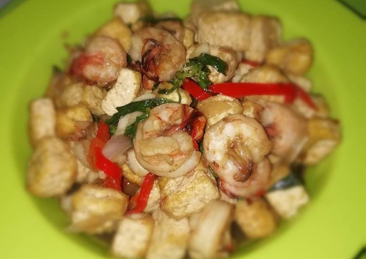 Udang Tahu Saos Tiram