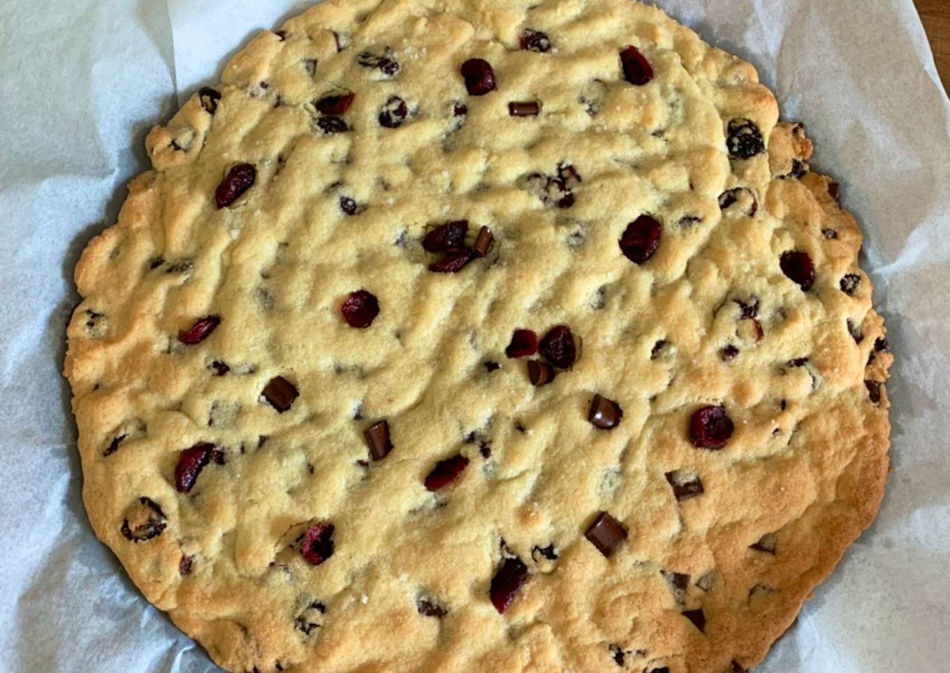 ☆Cookie Géant aux Cranberries☆