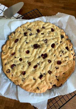 Une photo de ☆Cookie Géant aux Cranberries☆