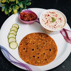 A picture of Pumpkin Paratha - Healthy breakfast recipe.