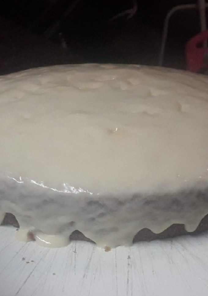 Una foto de Torta de mandarina 🍊🤩 con frosting