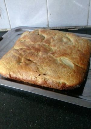 Una foto de Torta de manzana