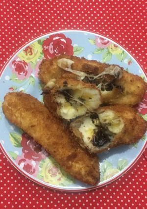 Foto resep Pisang Goreng Mozarella Cokelat Meleleehh!