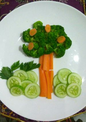Foto resep Veg Tree