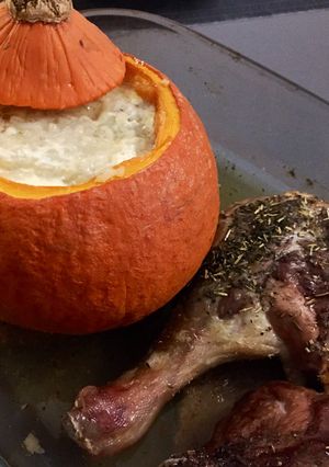 Une photo de Potimarron farci 🎃