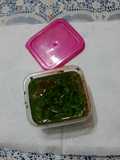 Salsa picante de hierbas frescas y ají de la mala palabra