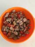 Cerdo molido con berenjenas (para bebé 1 año)