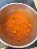 Calamares troceados en salsa de tomate