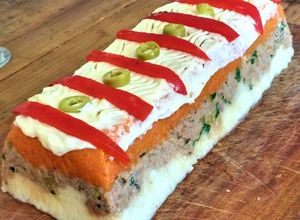 Una foto de Terrina de atún sin horno