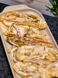 Endives braisées à la crème et aux lardons en cocotte
