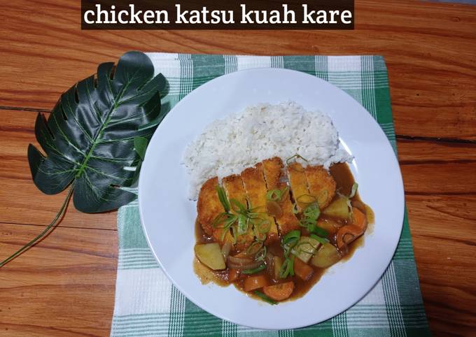 Chicken katsu kuah kare