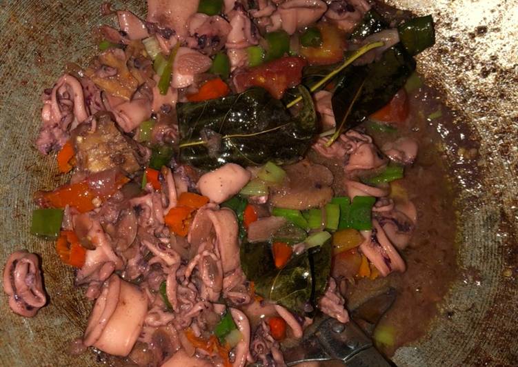 Tumis cumi saus tiram