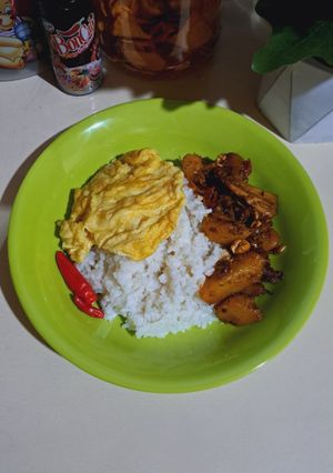 Foto resep Nasi gurih rice cocker