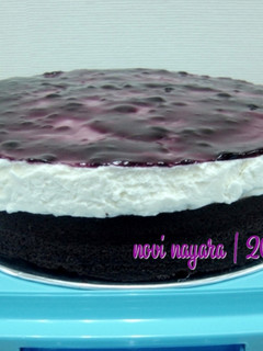 Foto resep Unbaked Blueberry Cheesecake