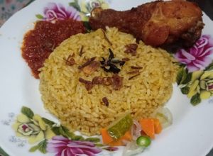 Foto resep Nasi Kebuli Ayam Rice Cooker dengan beras biasa